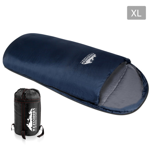 Weisshorn Extra Large Sleeping Bag - Blue & Grey