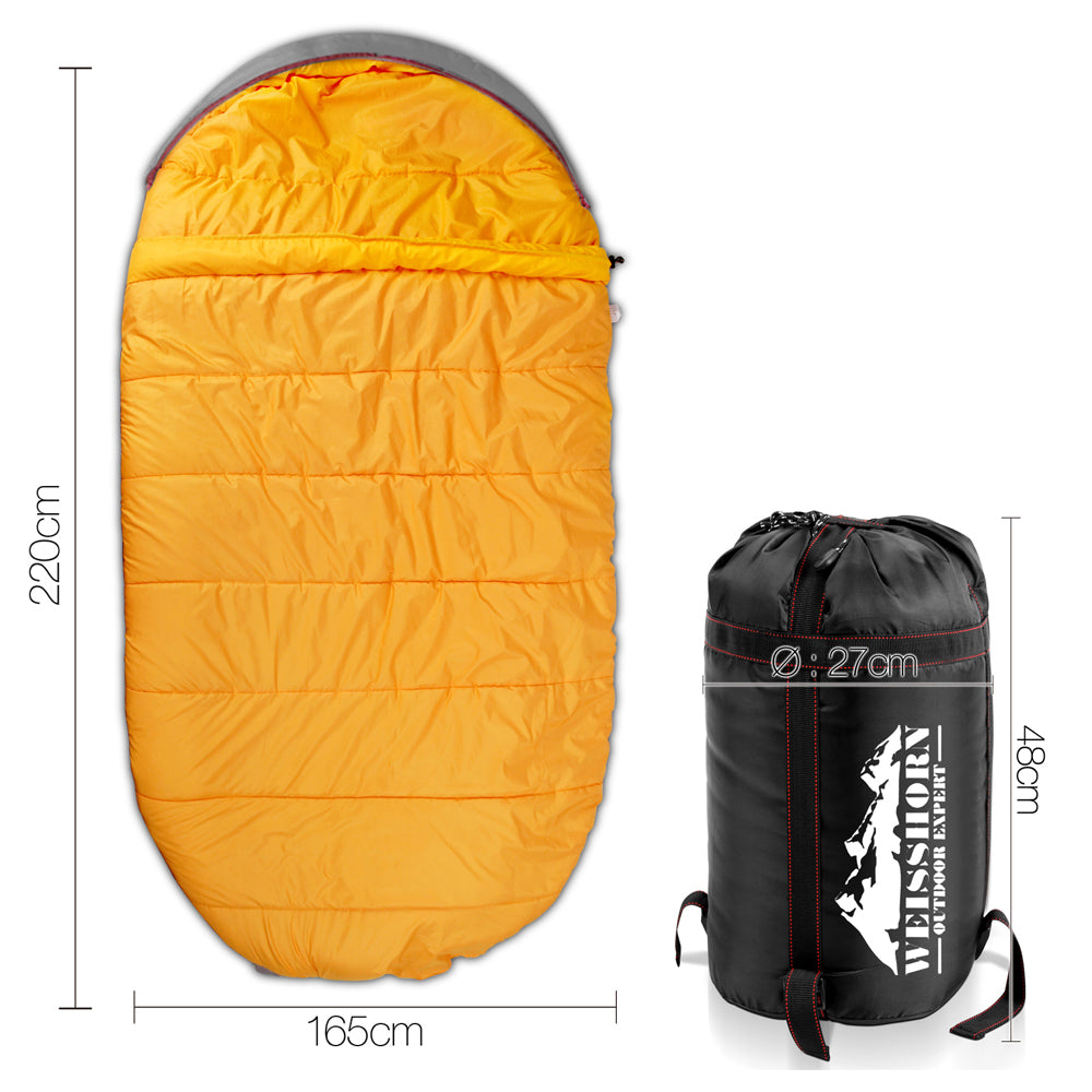 Weisshorn Extra Large Sleeping Bag - Red