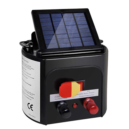 Giantz 8km Solar Power Electric Fence Charger Energiser