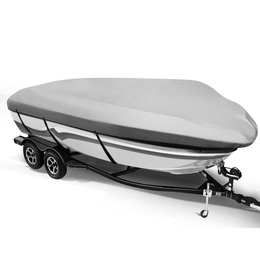 12 - 14 foot Waterproof Boat Cover - Grey