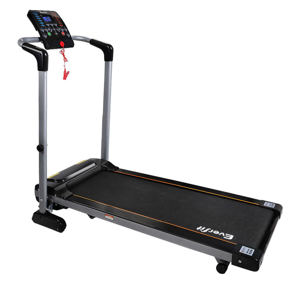 Everfit Electric Treadmill 40cm Running Home Gym Fitness Machine Black Silver