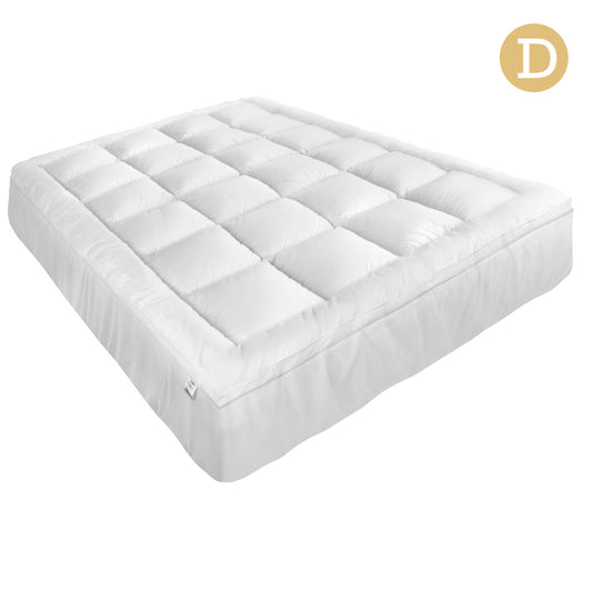 Giselle Bedding Double Size Memory Resistant Mattress Topper