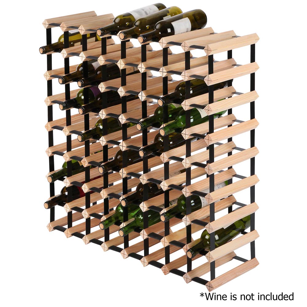 Artiss 72 Bottle Timber Wine Rack