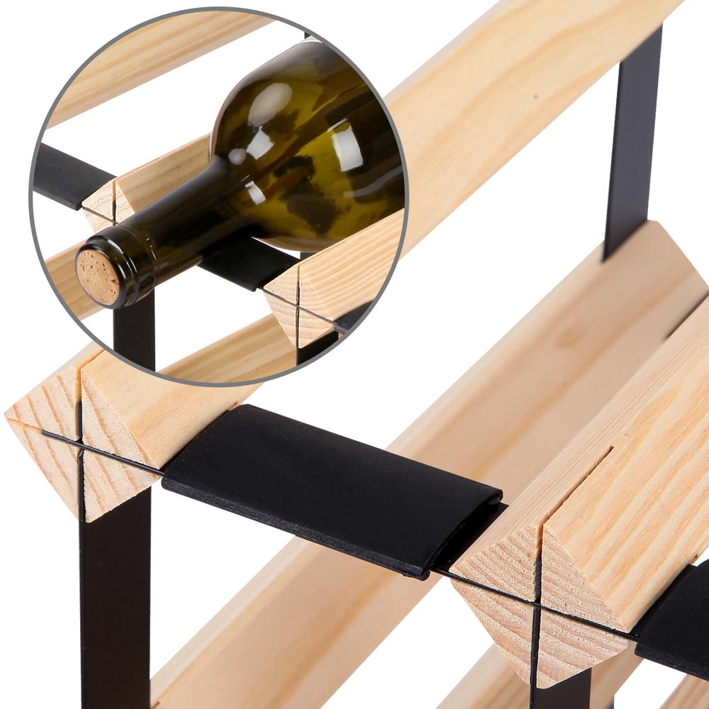 Artiss 72 Bottle Timber Wine Rack